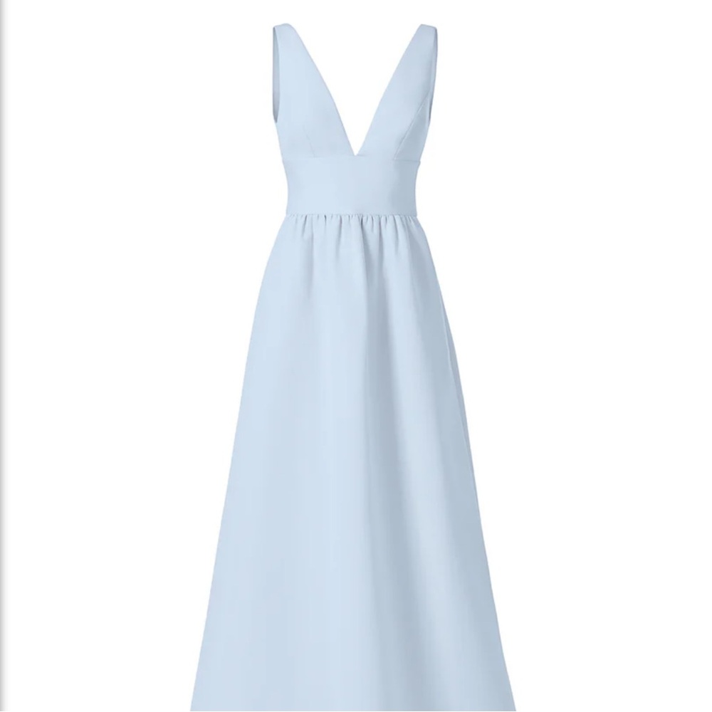 Amsale Ice Blue Bobbi Bridesmaids Dress